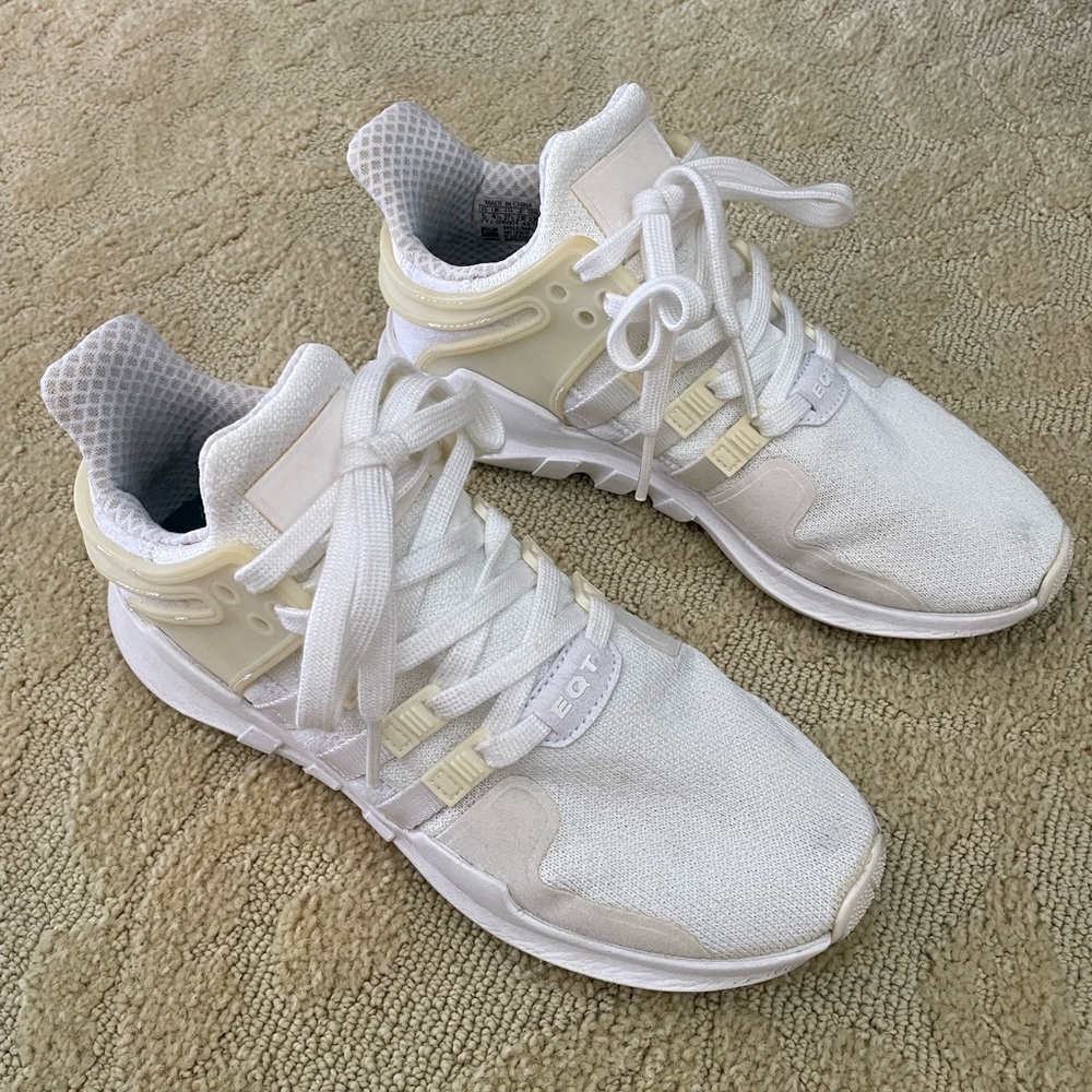 Adidas White Athletic Shoes